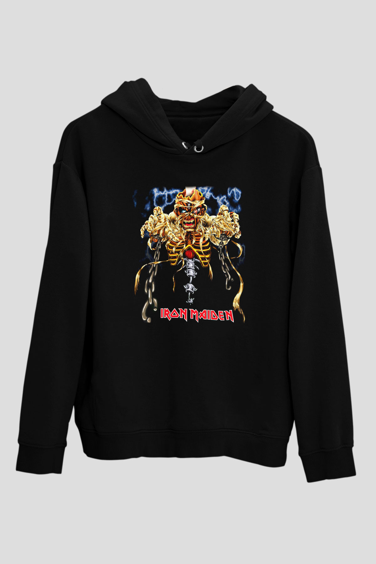 Iron Maiden Siyah Unisex Hoodie
