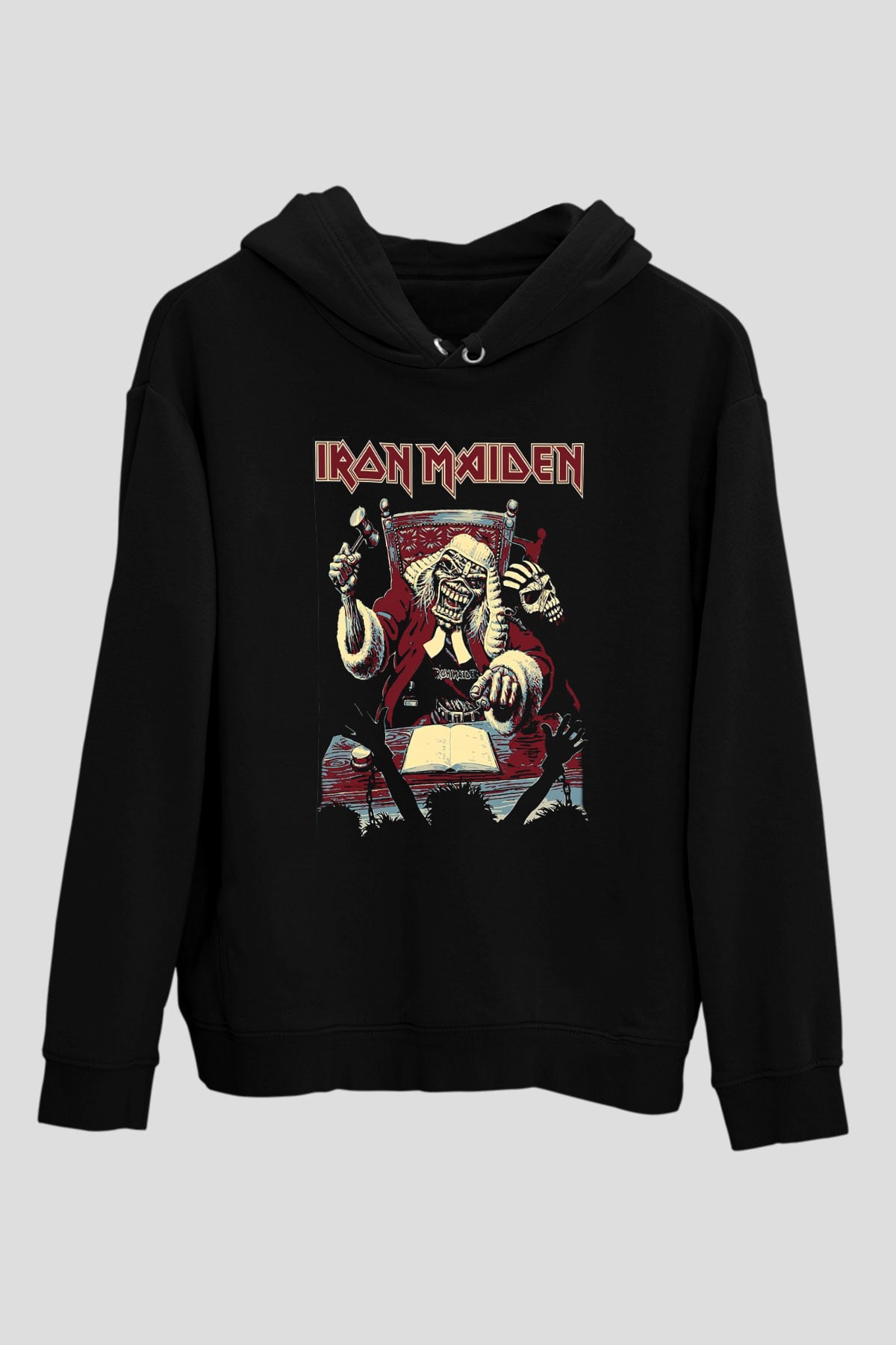 Iron Maiden Siyah Unisex Hoodie