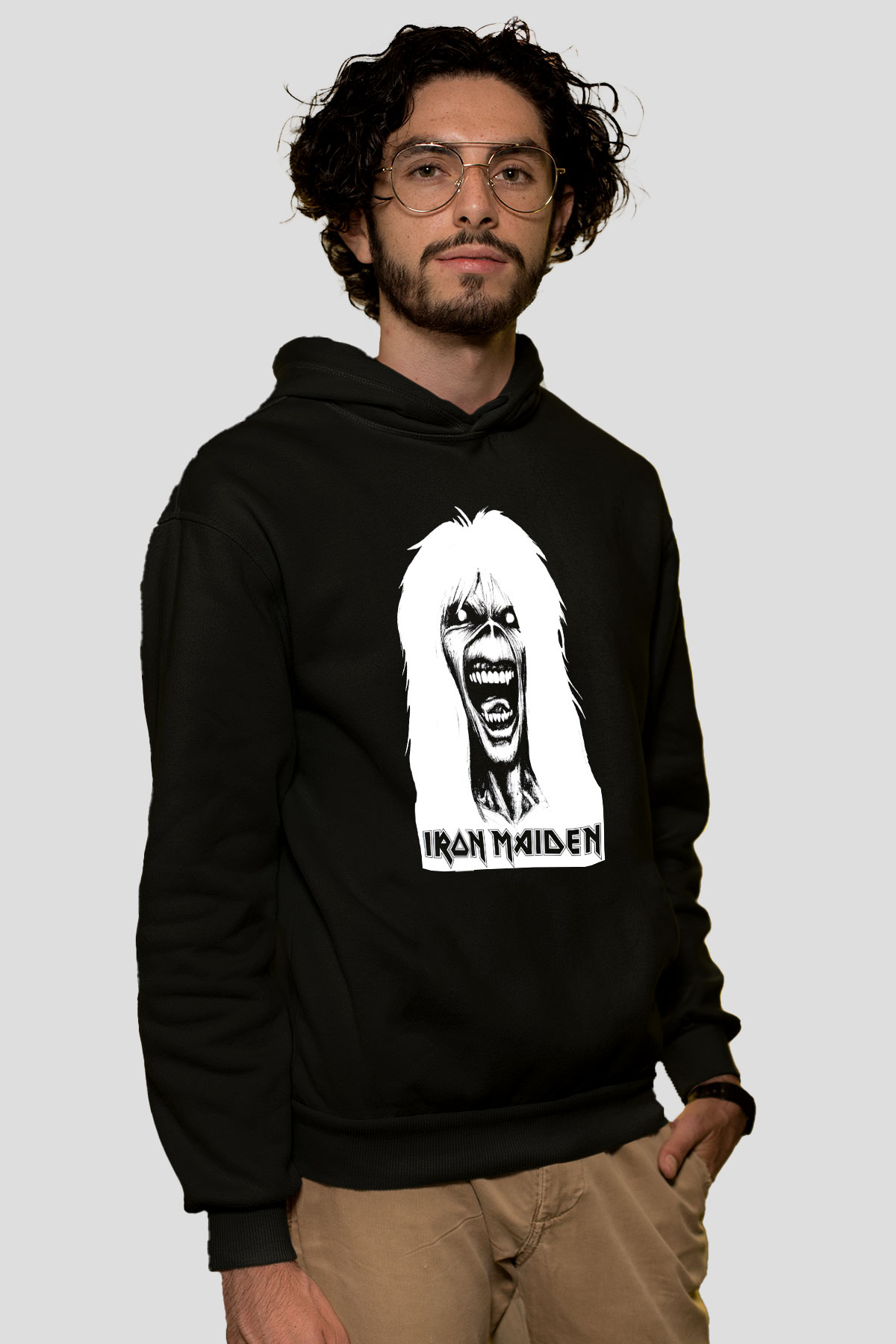 Iron Maiden Siyah Unisex Hoodie