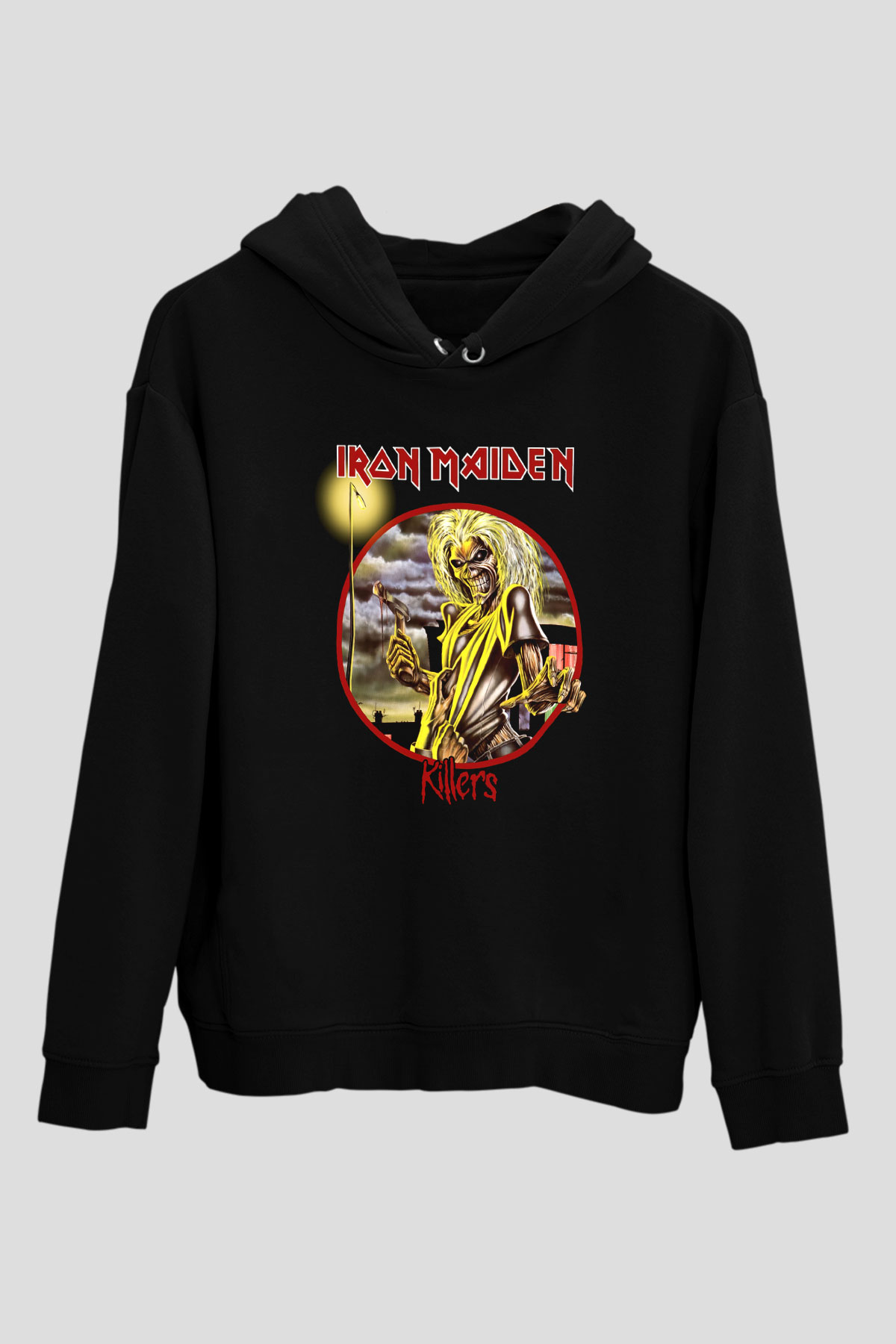 Iron Maiden Siyah Unisex Hoodie