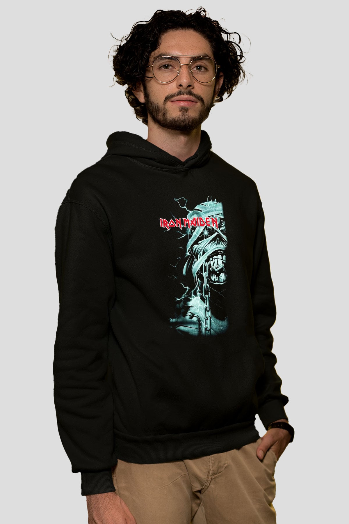 Iron Maiden Siyah Unisex Hoodie