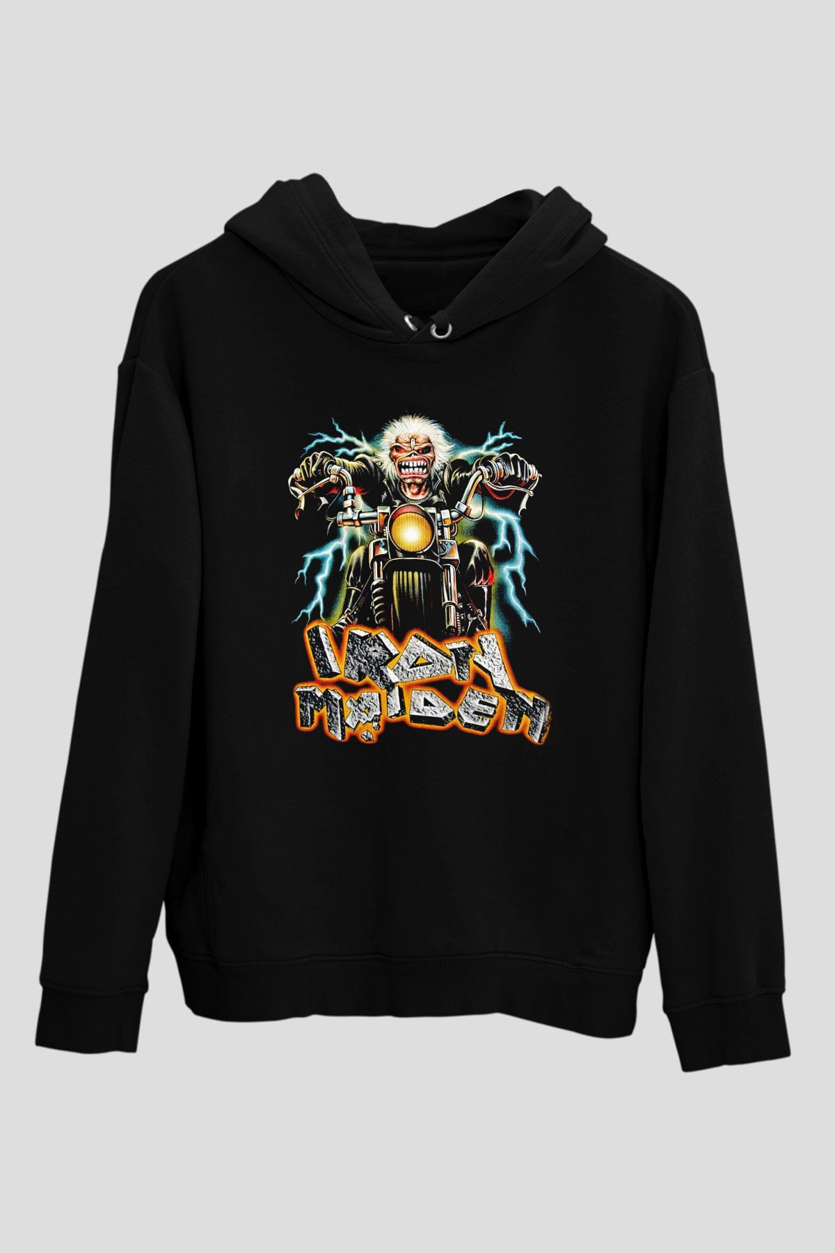 Iron Maiden Siyah Unisex Hoodie