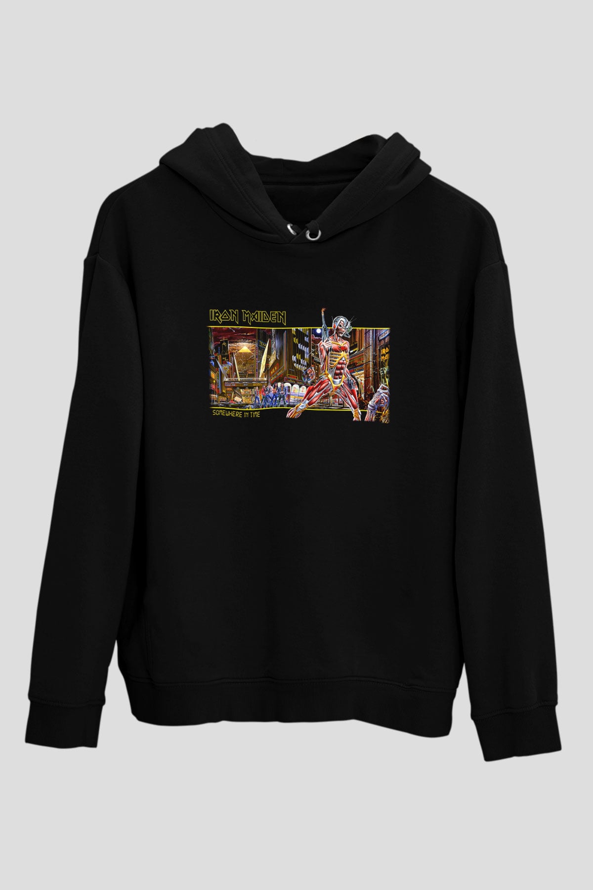 Iron Maiden Siyah Unisex Hoodie