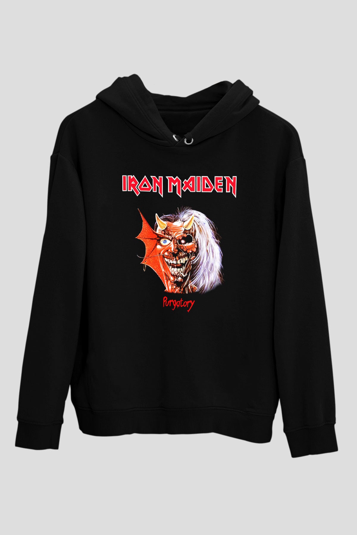 Iron Maiden Siyah Unisex Hoodie