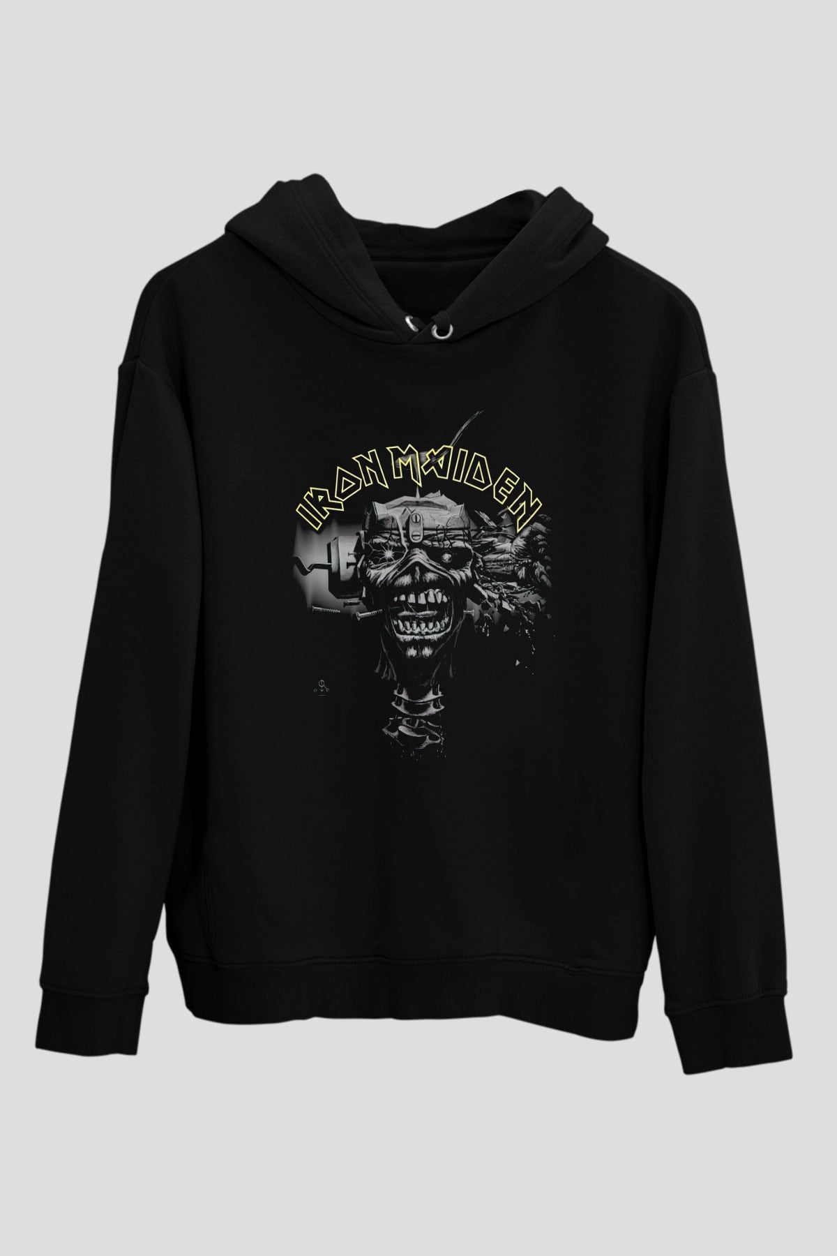 Iron Maiden Siyah Unisex Kapüşonlu Sweatshirt