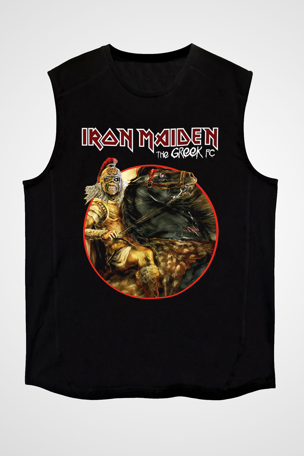 Iron Maiden Siyah Unisex Kolsuz Tişört