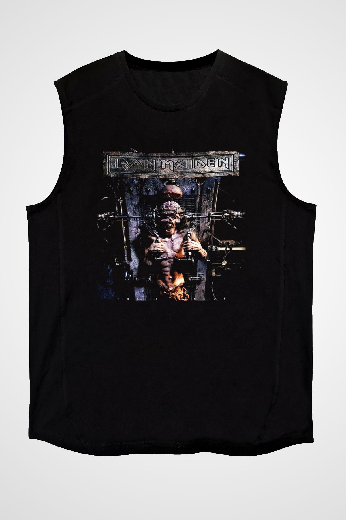 Iron Maiden Siyah Unisex Kolsuz Tişört