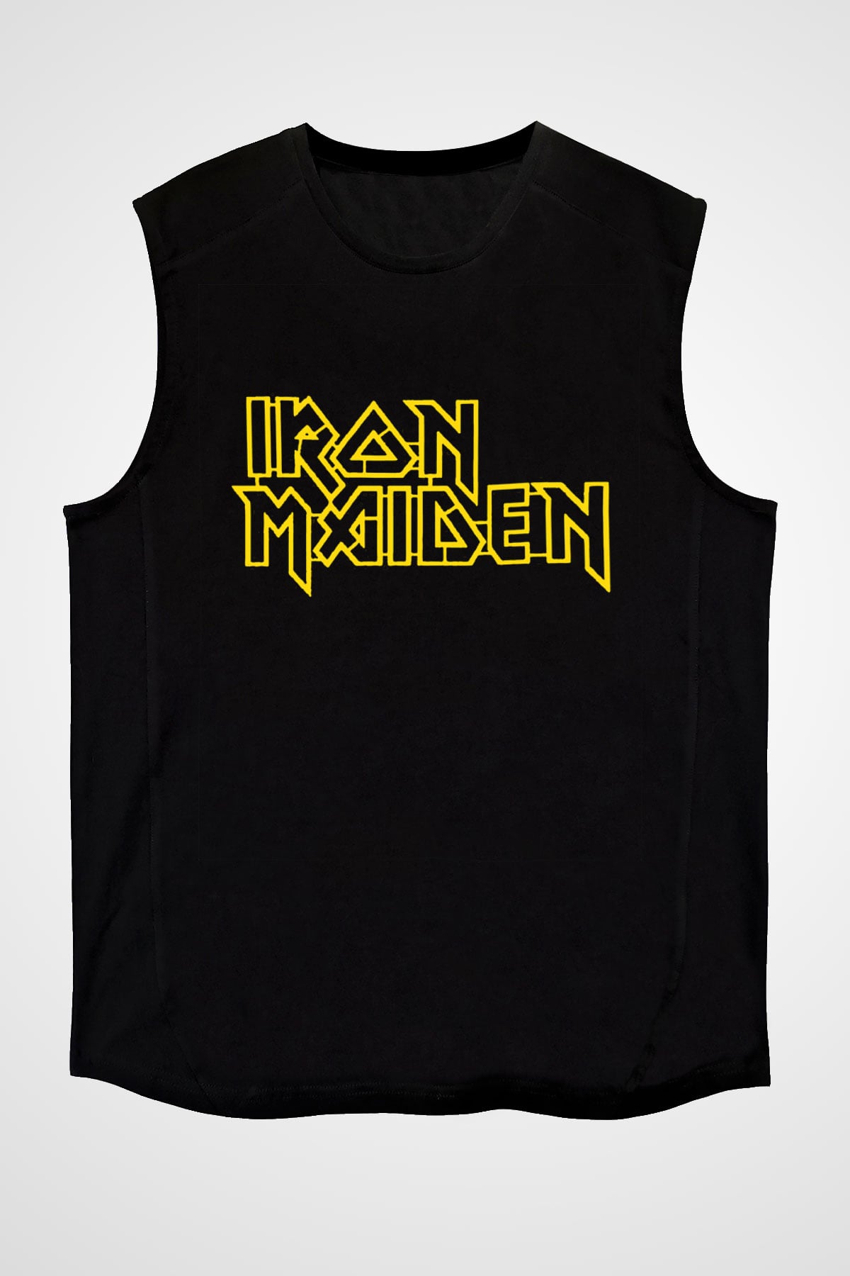 Iron Maiden Siyah Unisex Kolsuz Tişört