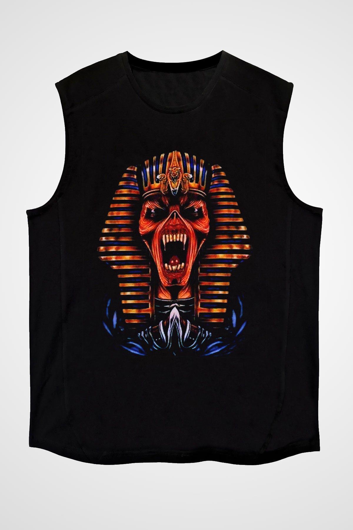 Iron Maiden Siyah Unisex Kolsuz Tişört