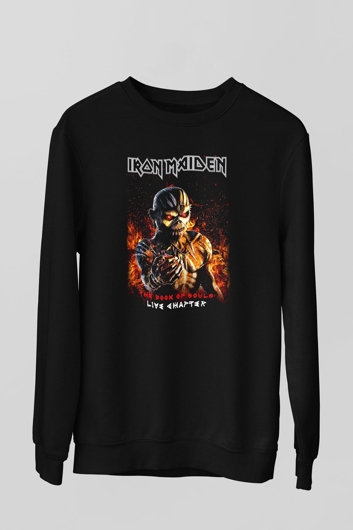 Iron Maiden Siyah Unisex Sweatshirt