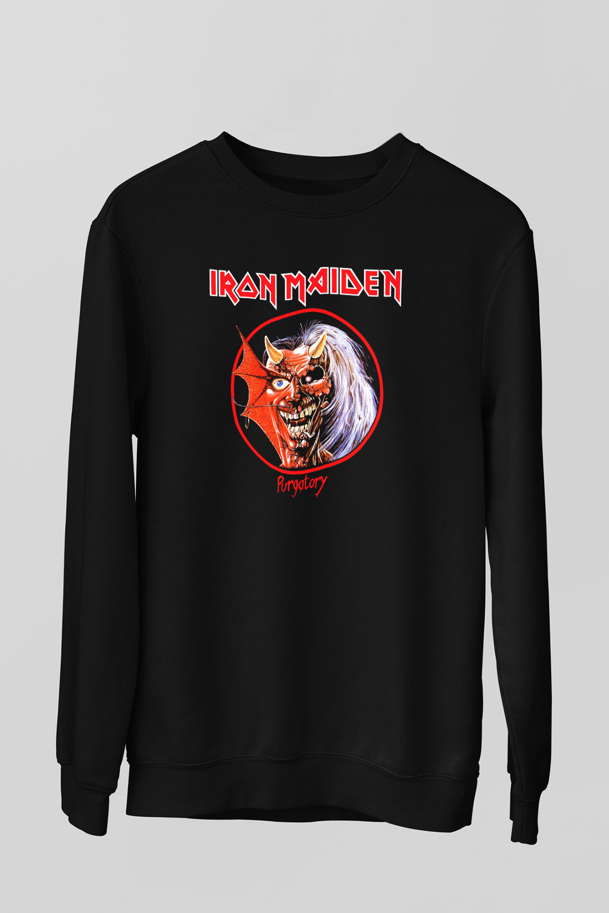 Iron Maiden Siyah Unisex Sweatshirt