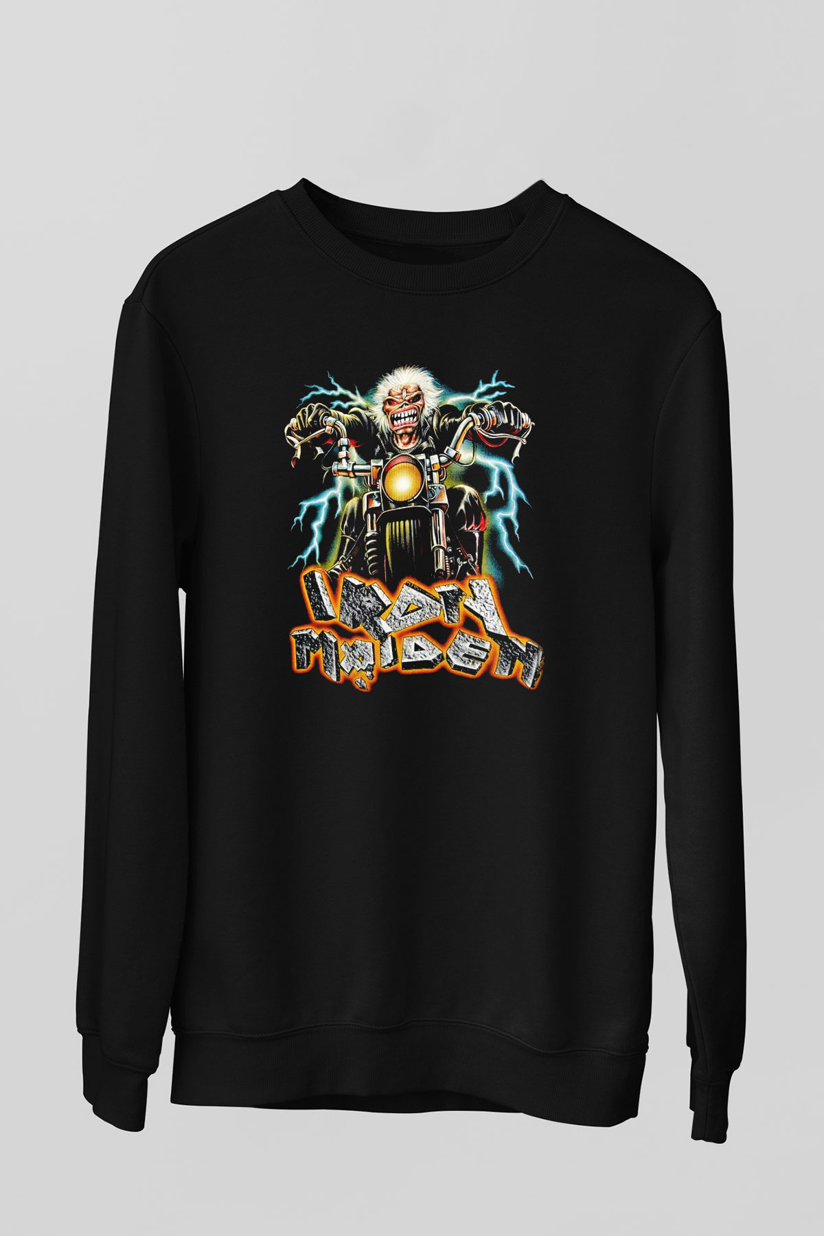 Iron Maiden Siyah Unisex Sweatshirt