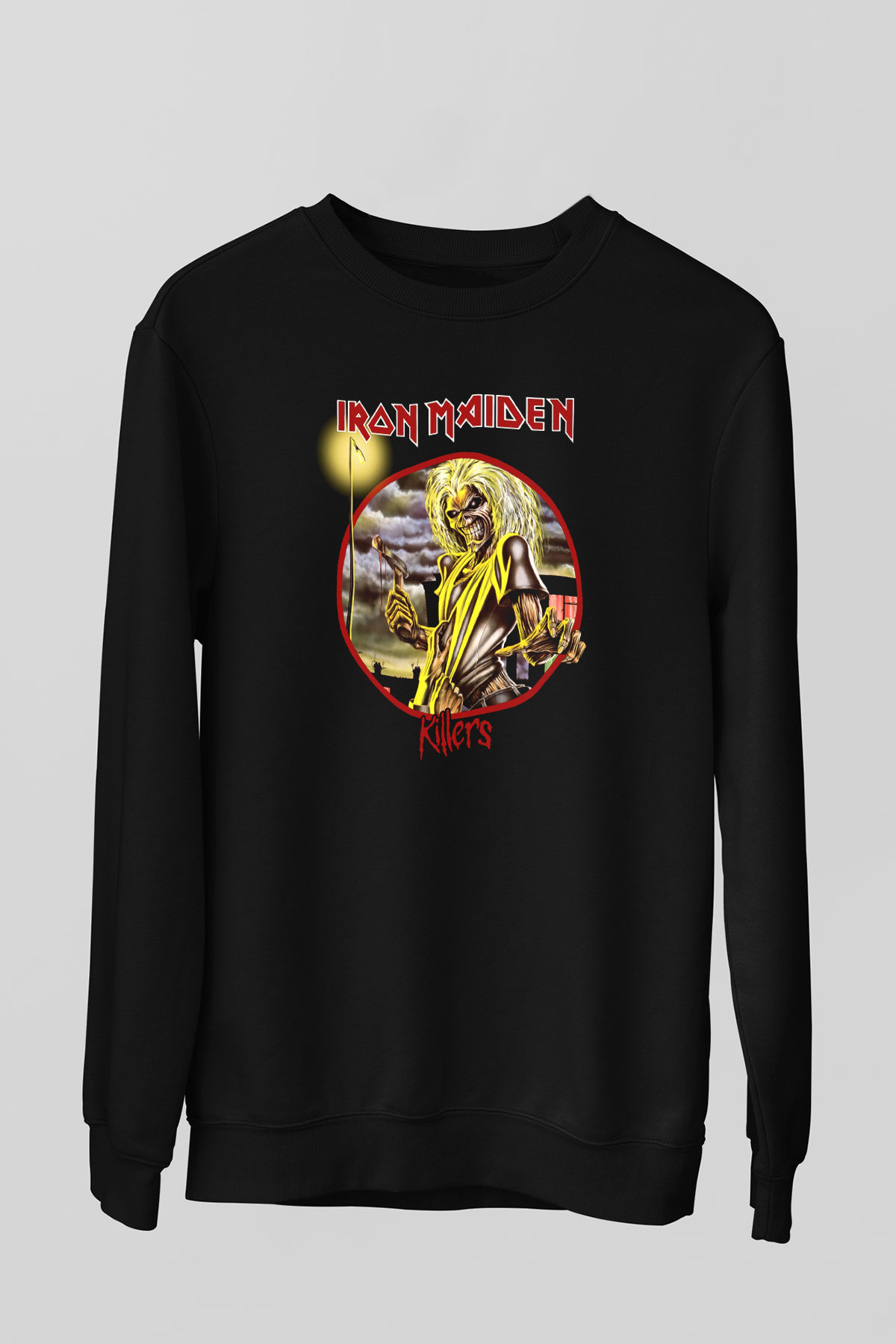 Iron Maiden Siyah Unisex Sweatshirt