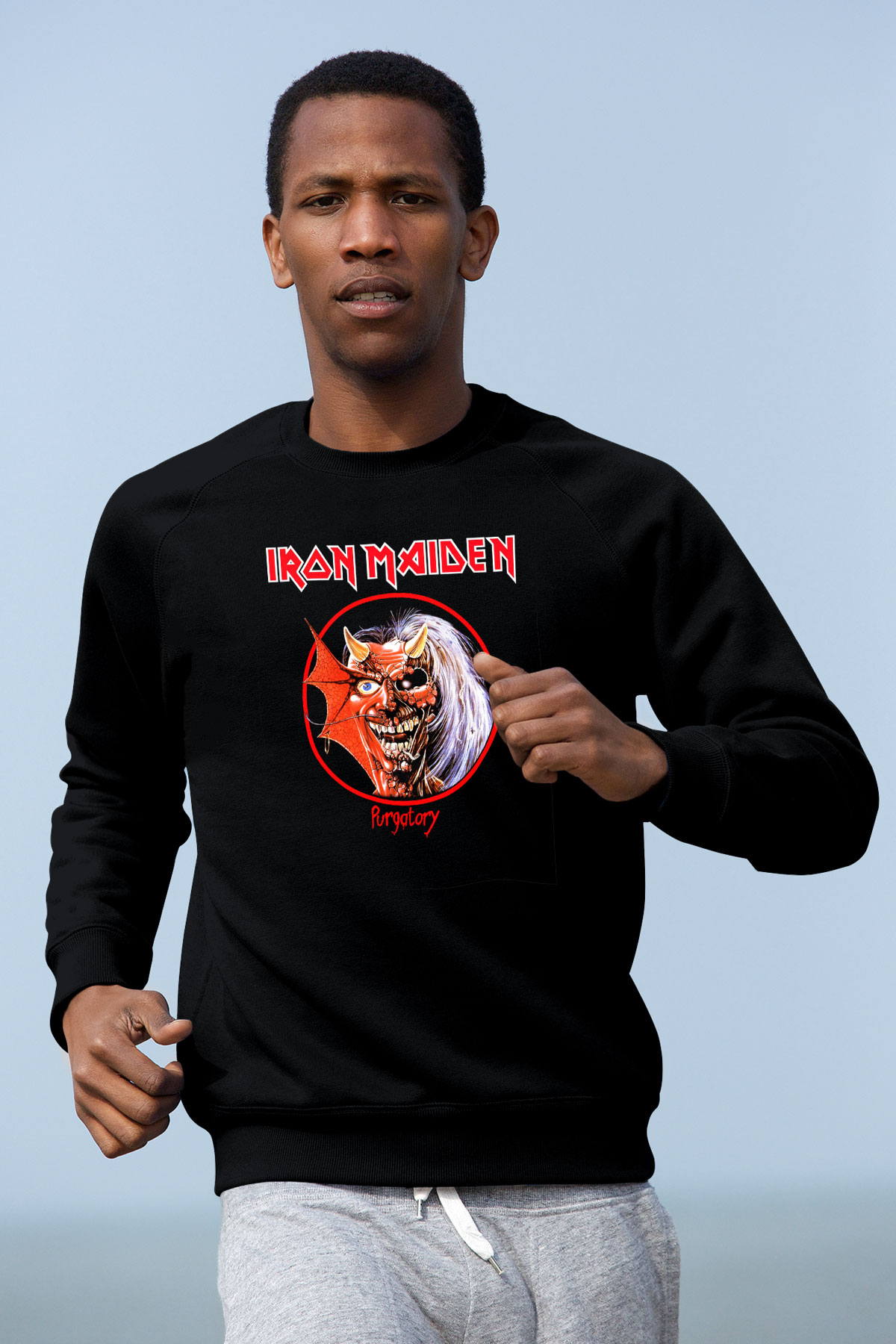 Iron Maiden Siyah Unisex Sweatshirt