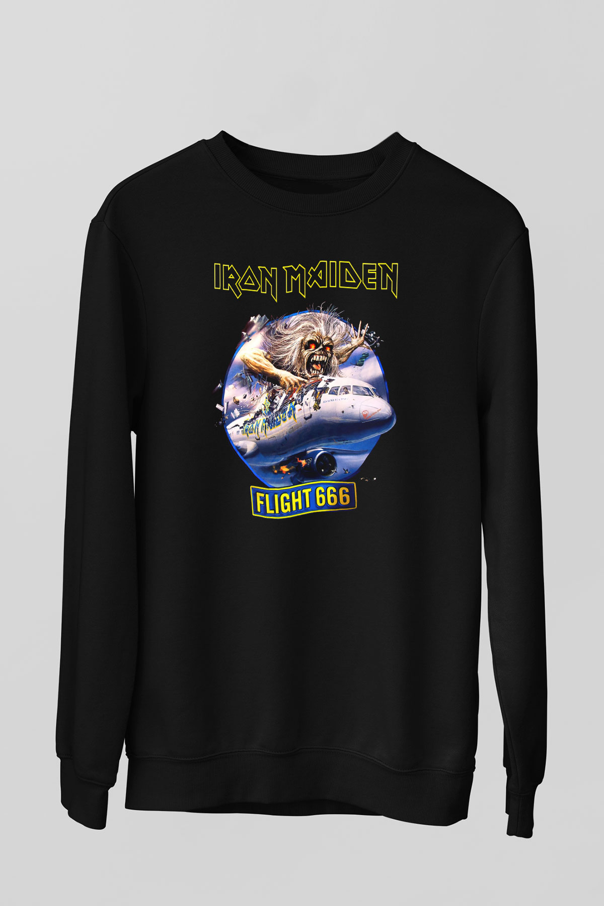 Iron Maiden Siyah Unisex Sweatshirt