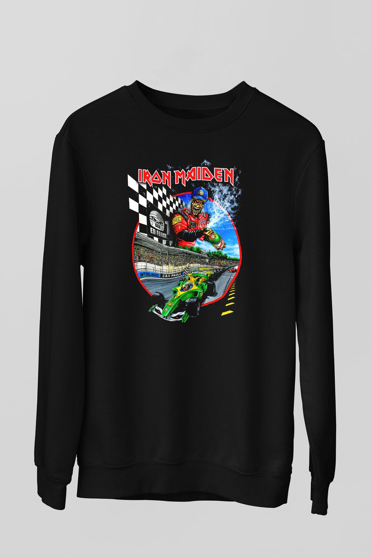Iron Maiden Siyah Unisex Sweatshirt