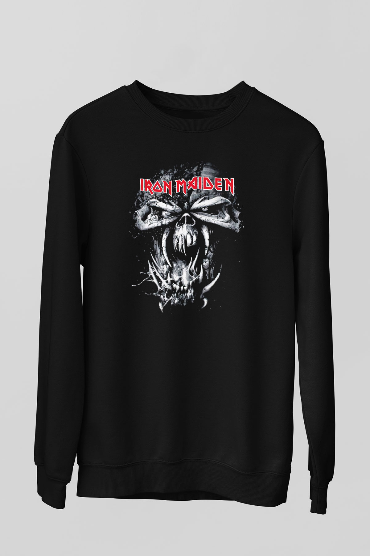 Iron Maiden Siyah Unisex Sweatshirt