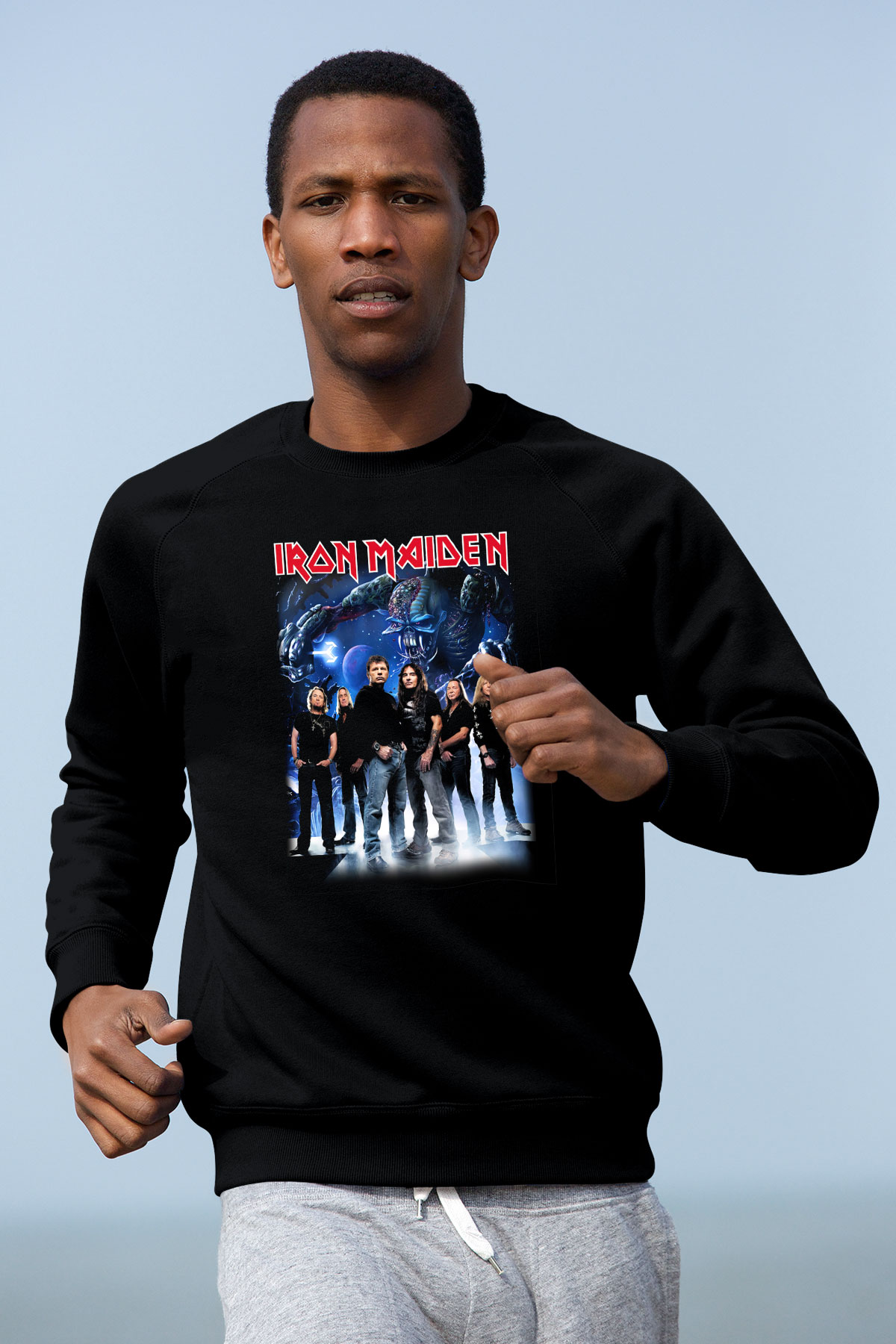 Iron Maiden Siyah Unisex Sweatshirt