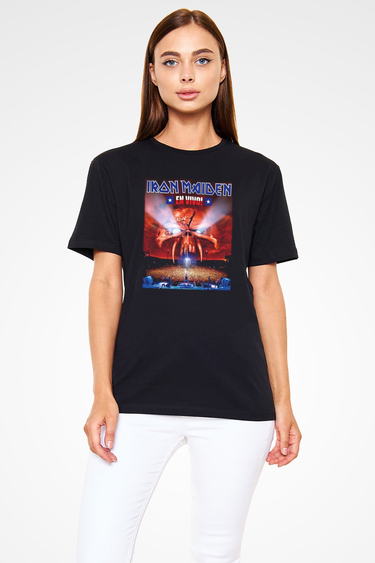 Iron Maiden Siyah Unisex Tişört T-Shirt - TişörtFabrikası