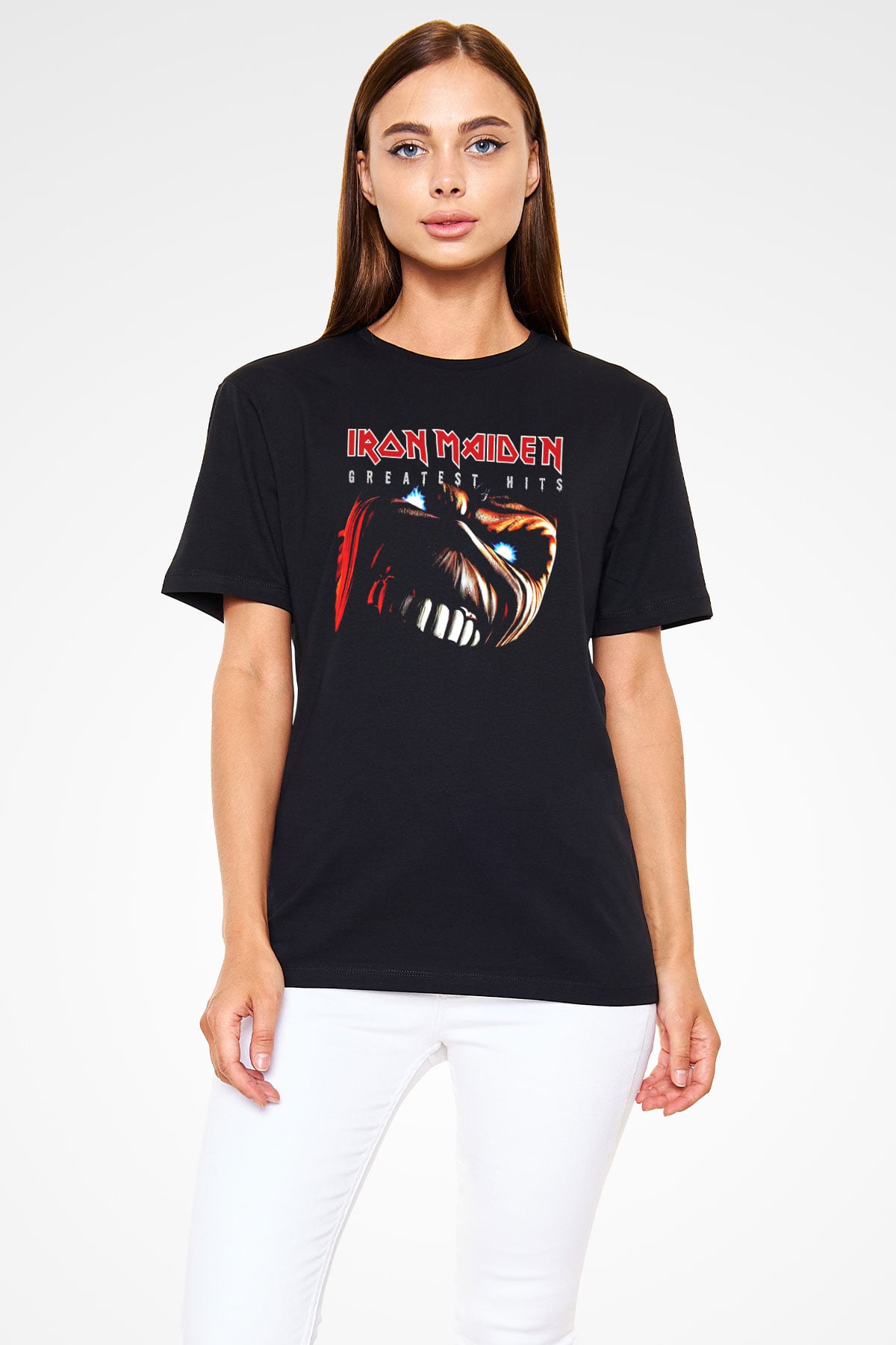 Iron Maiden Siyah Unisex Tişört T-Shirt - TişörtFabrikası
