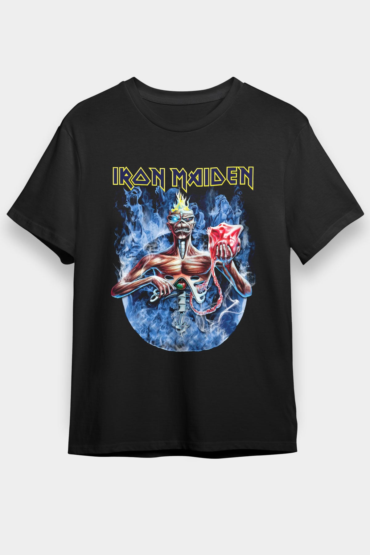 Iron Maiden Siyah Unisex Tişört T-Shirt - TişörtFabrikası