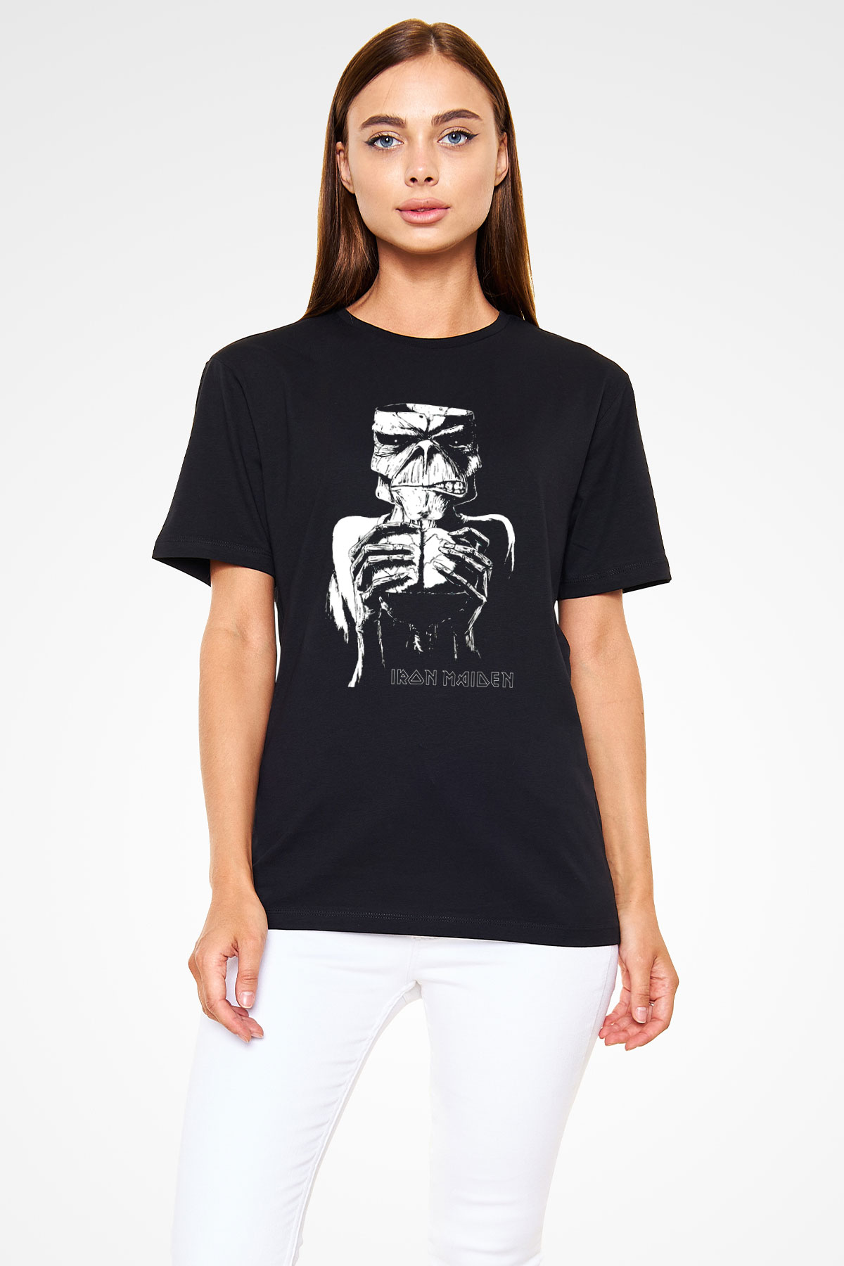 Iron Maiden Siyah Unisex Tişört T-Shirt - TişörtFabrikası