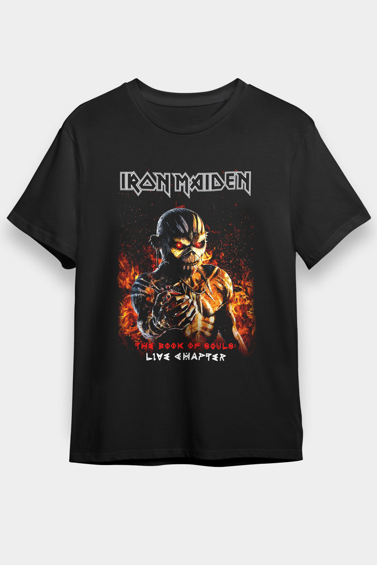 Iron Maiden Siyah Unisex Tişört T-Shirt - TişörtFabrikası