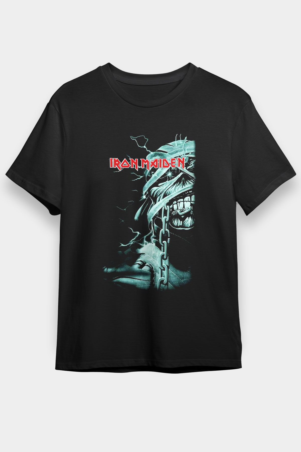 Iron Maiden Siyah Unisex Tişört T-Shirt - TişörtFabrikası