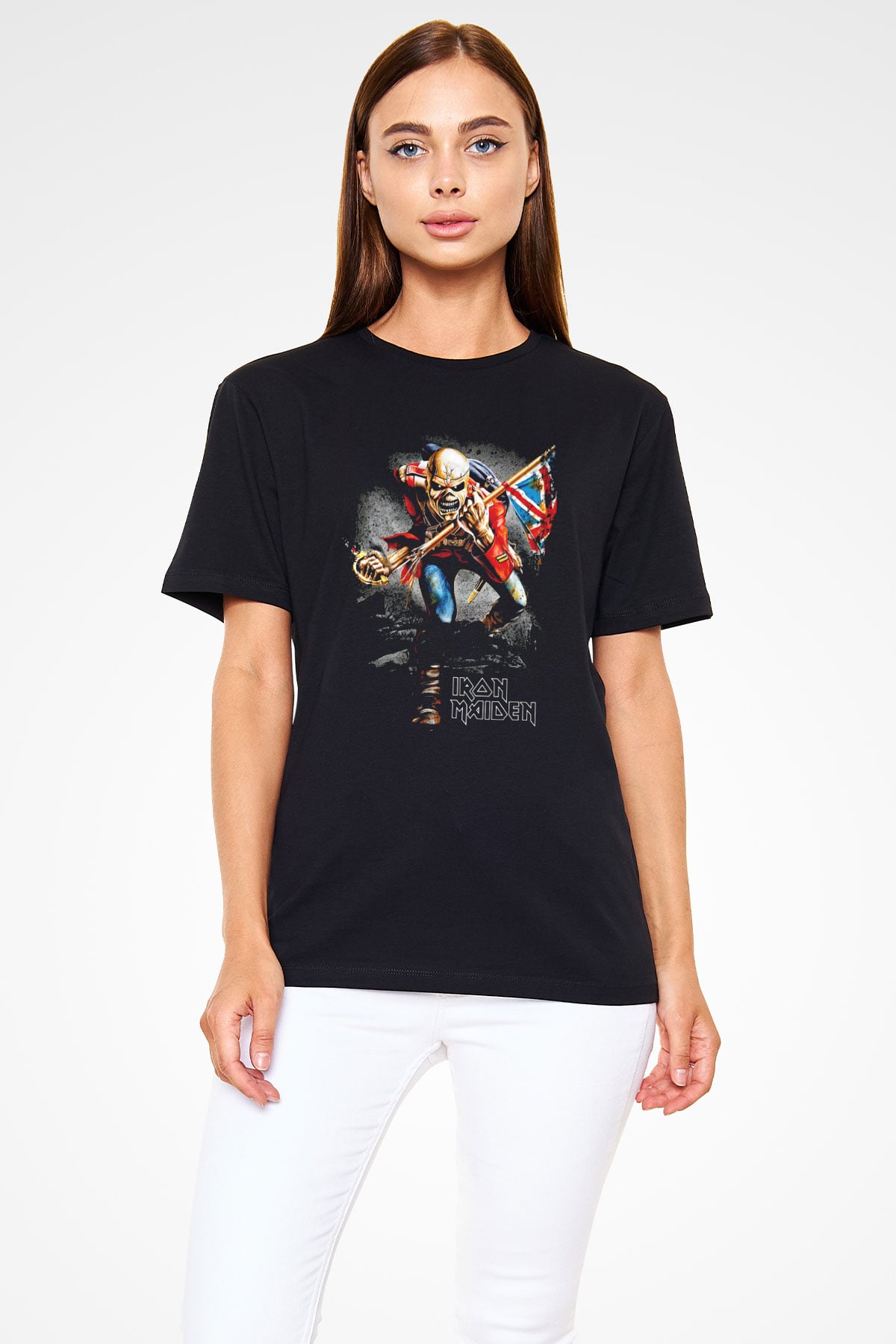 Iron Maiden Siyah Unisex Tişört T-Shirt - TişörtFabrikası
