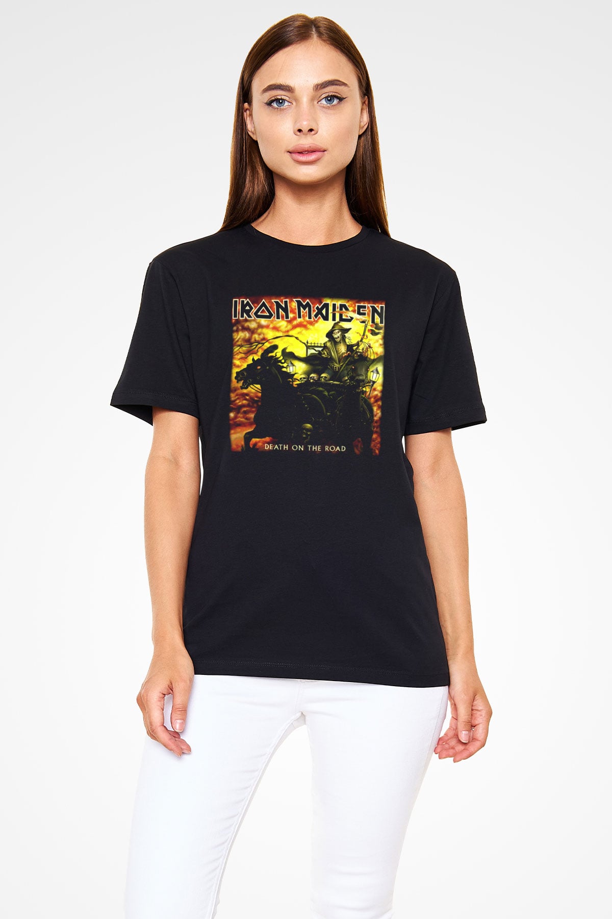 Iron Maiden Siyah Unisex Tişört T-Shirt - TişörtFabrikası