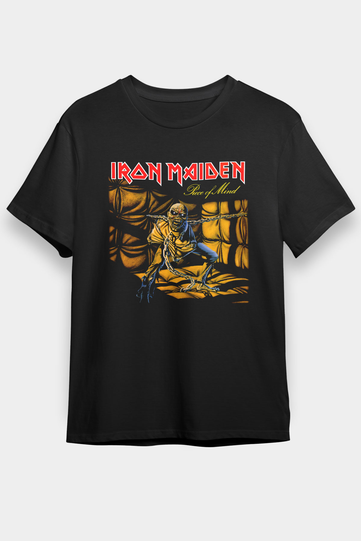 Iron Maiden Siyah Unisex Tişört T-Shirt - TişörtFabrikası
