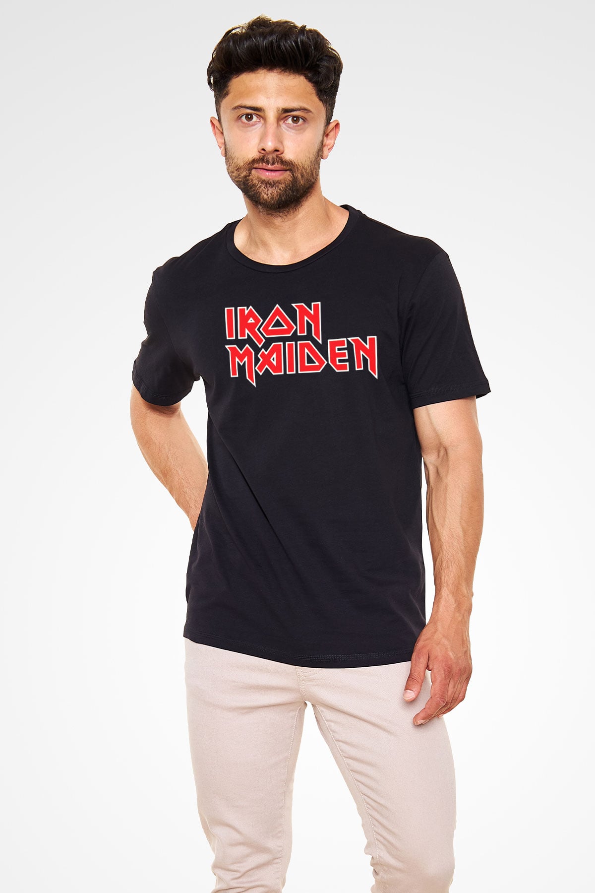 Iron Maiden Siyah Unisex Tişört T-Shirt - TişörtFabrikası