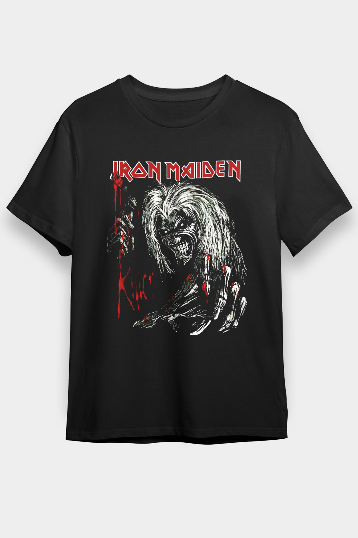 Iron Maiden Siyah Unisex Tişört T-Shirt - TişörtFabrikası