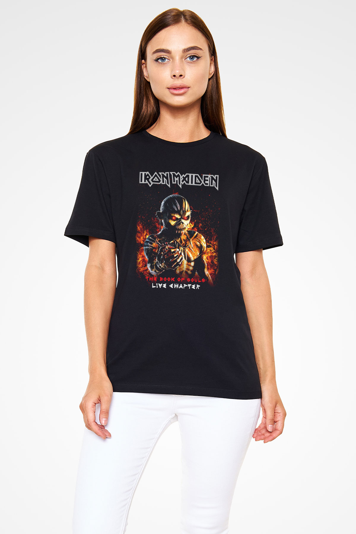 Iron Maiden Siyah Unisex Tişört T-Shirt - TişörtFabrikası