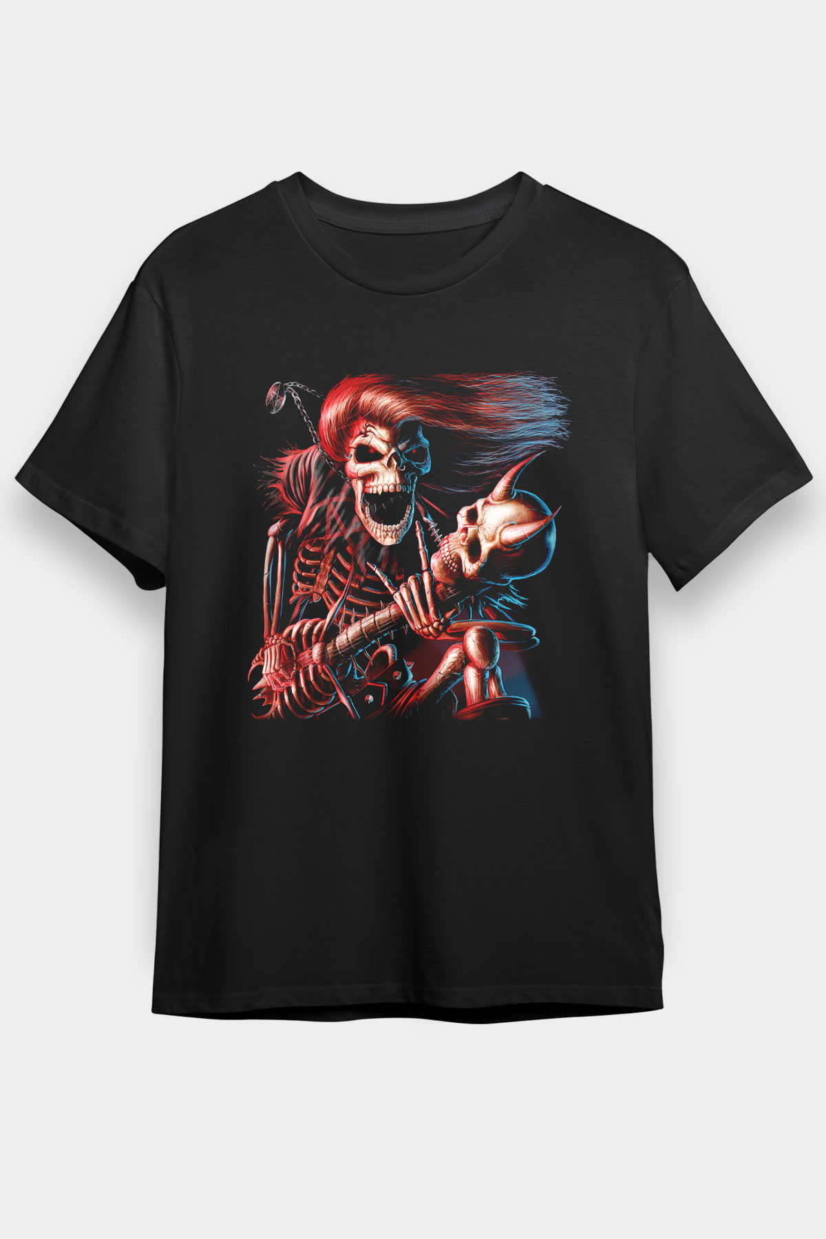 Iron Maiden Siyah Unisex Tişört T-Shirt - TişörtFabrikası