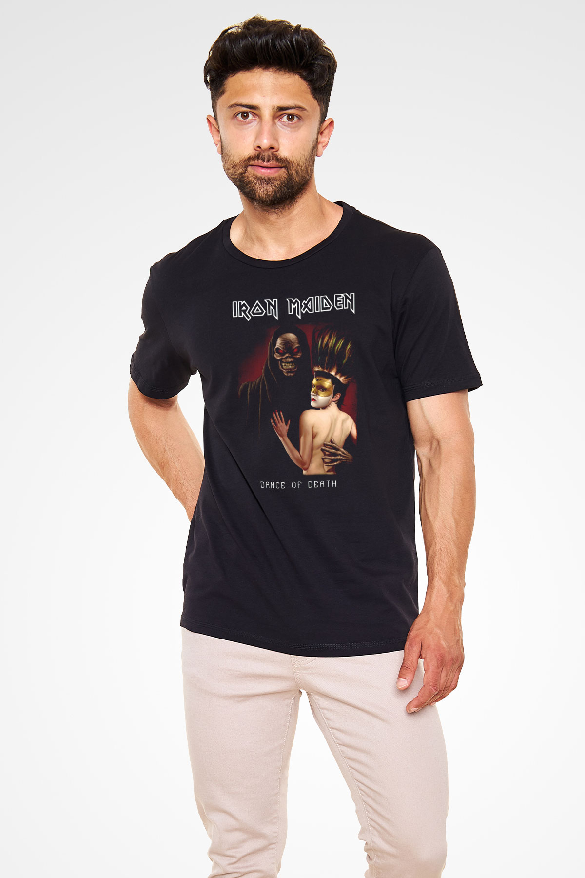 Iron Maiden Siyah Unisex Tişört T-Shirt - TişörtFabrikası