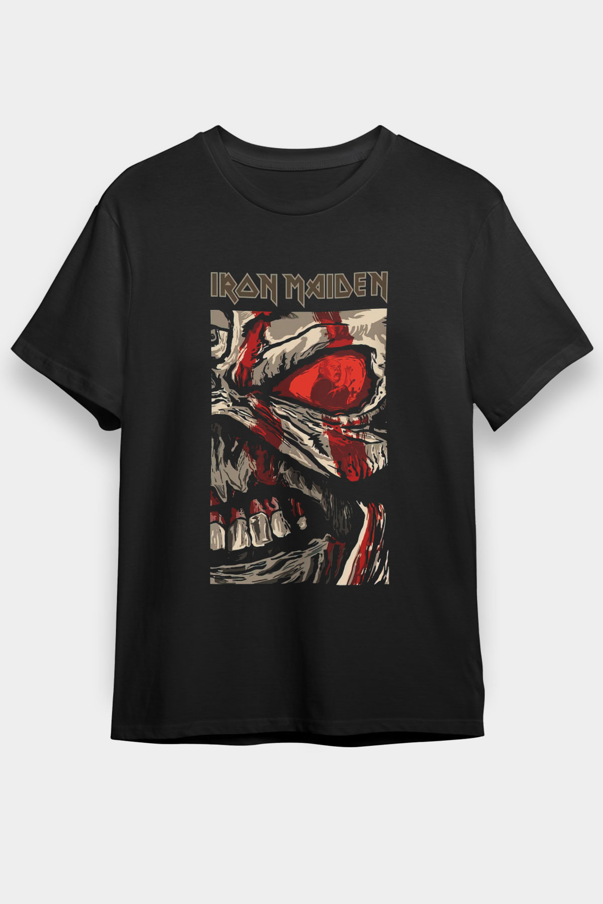 Iron Maiden Siyah Unisex Tişört T-Shirt - TişörtFabrikası