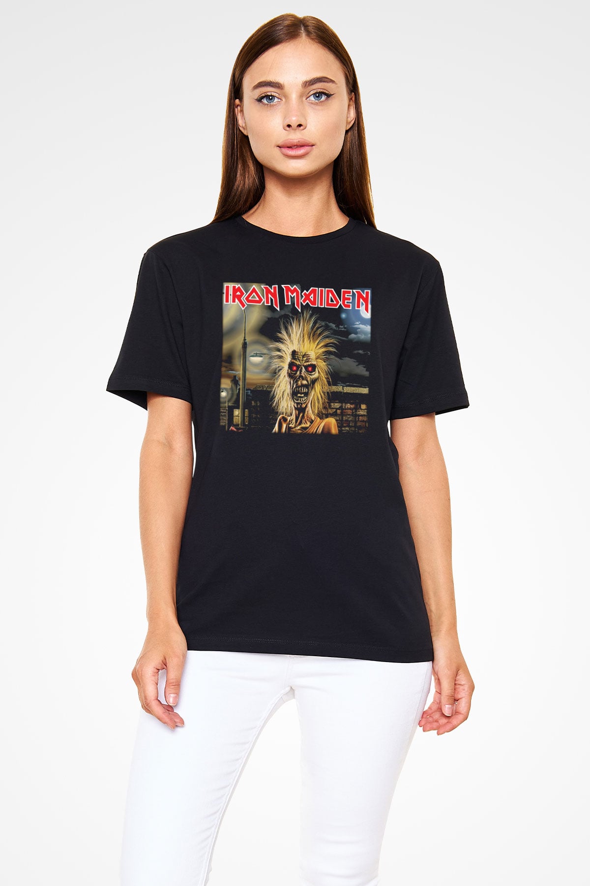 Iron Maiden Siyah Unisex Tişört T-Shirt - TişörtFabrikası