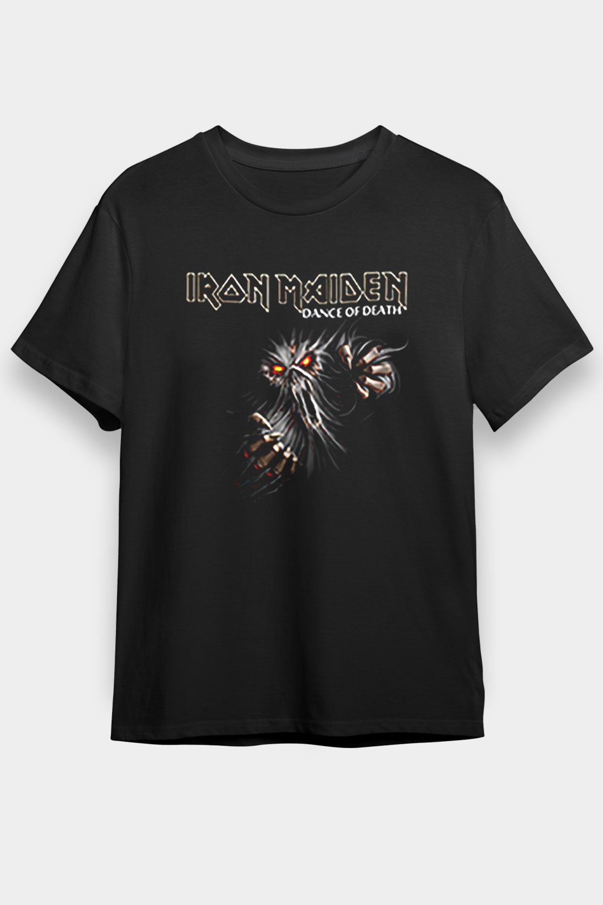 Iron Maiden Siyah Unisex Tişört T-Shirt - TişörtFabrikası