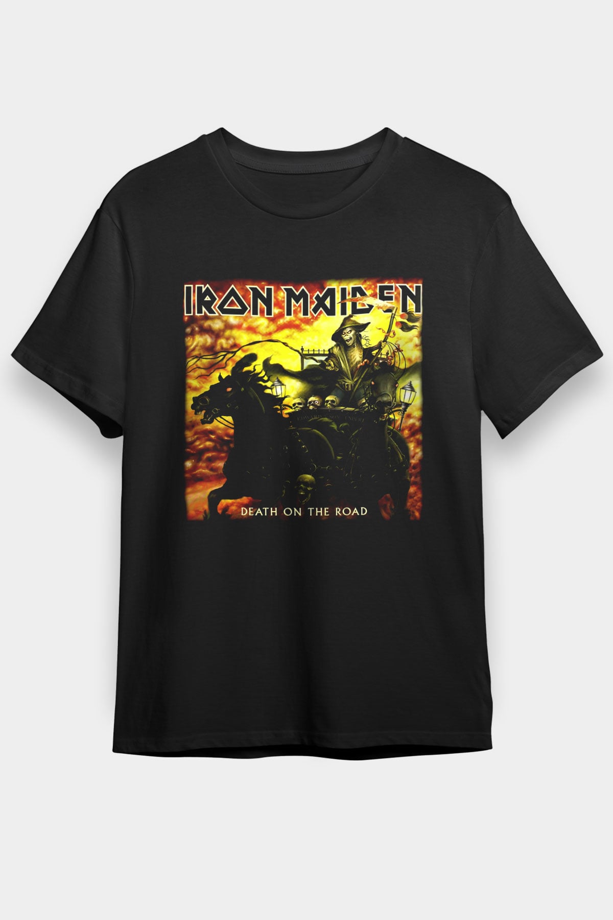 Iron Maiden Siyah Unisex Tişört T-Shirt - TişörtFabrikası