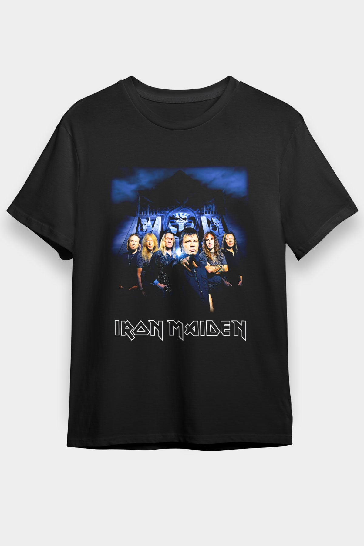 Iron Maiden Siyah Unisex Tişört T-Shirt - TişörtFabrikası