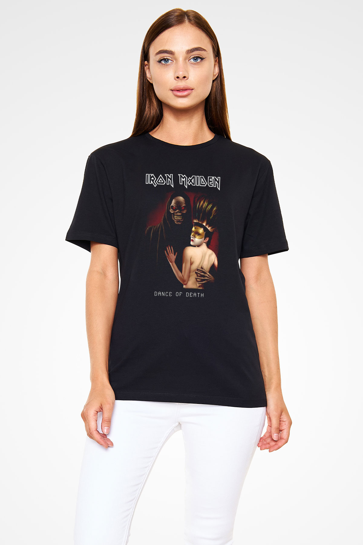 Iron Maiden Siyah Unisex Tişört T-Shirt - TişörtFabrikası