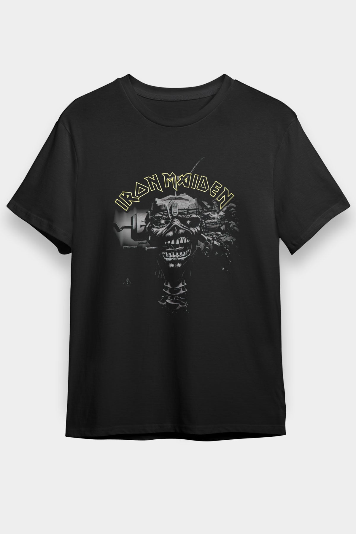Iron Maiden Siyah Unisex Tişört T-Shirt - TişörtFabrikası
