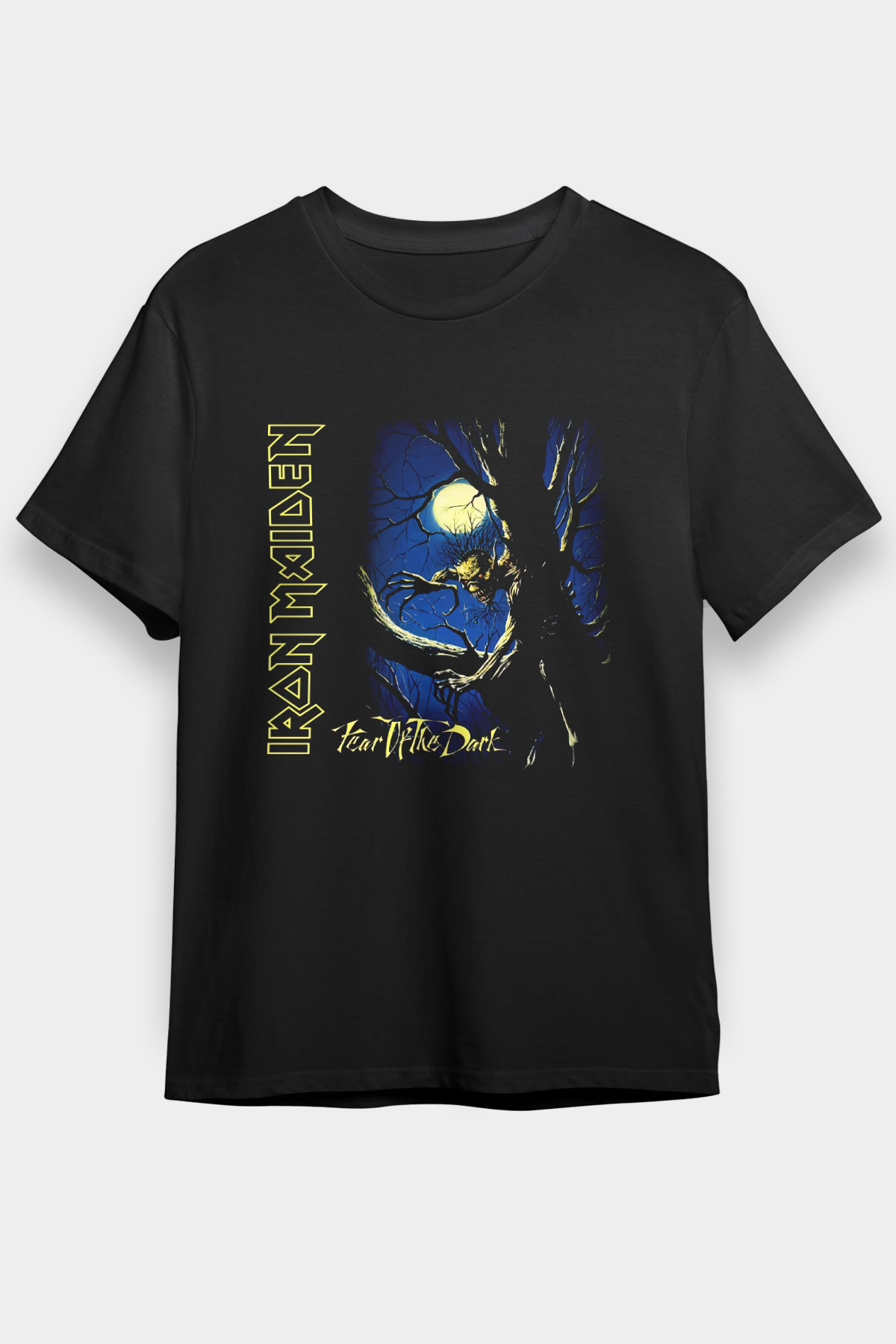 Iron Maiden Siyah Unisex Tişört T-Shirt - TişörtFabrikası