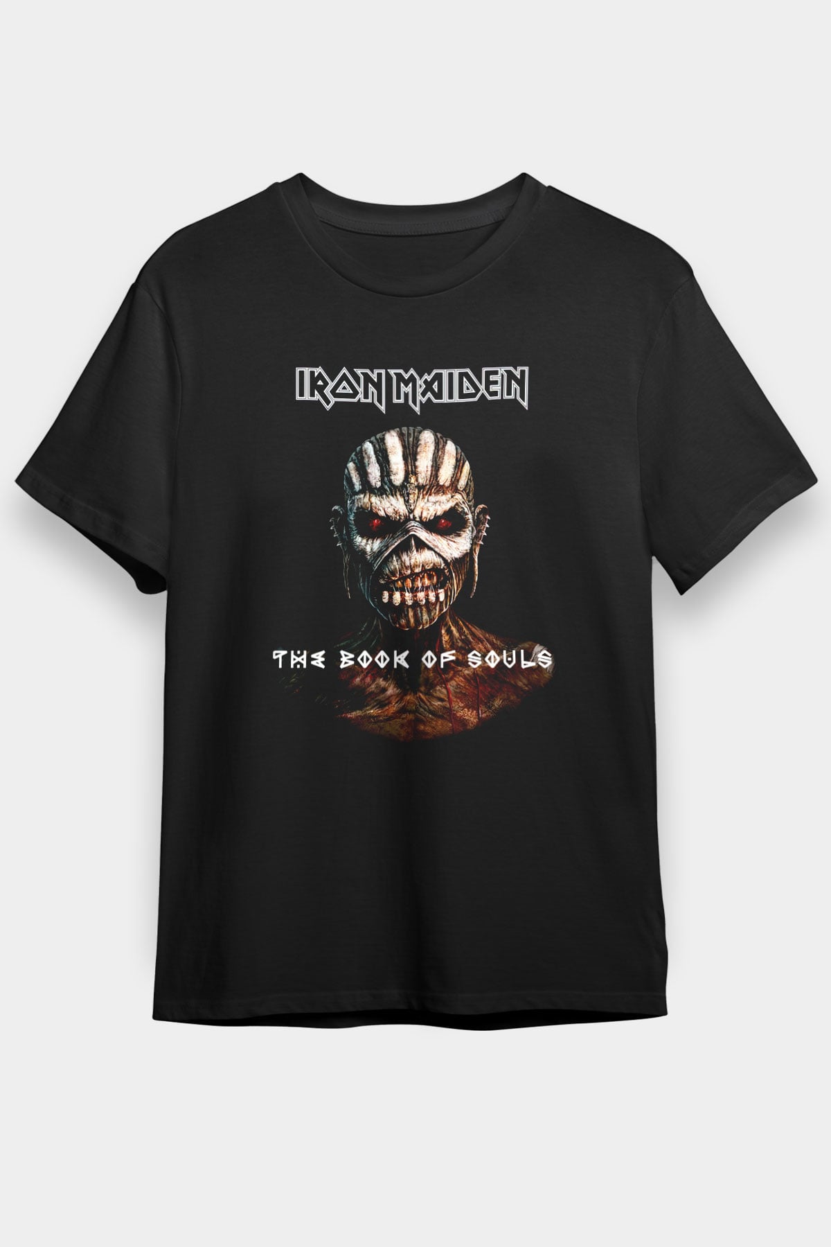 Iron Maiden The Book of Souls Siyah Unisex Tişört T-Shirt - TişörtFabrikası