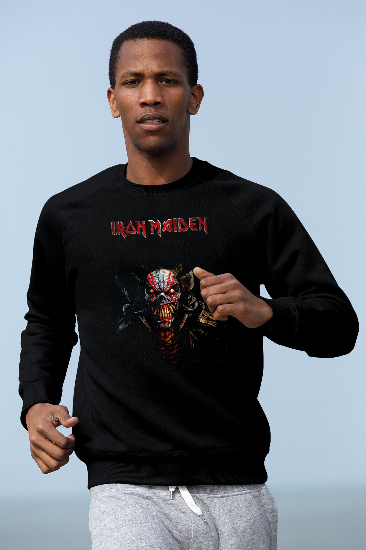 Iron Maiden Wildest Dreams Siyah Unisex Sweatshirt