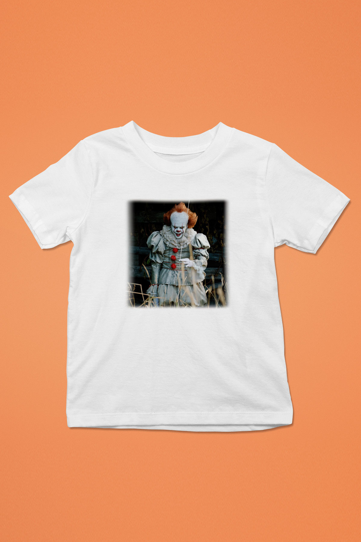 It Baskılı Beyaz Unisex Çocuk Tişört