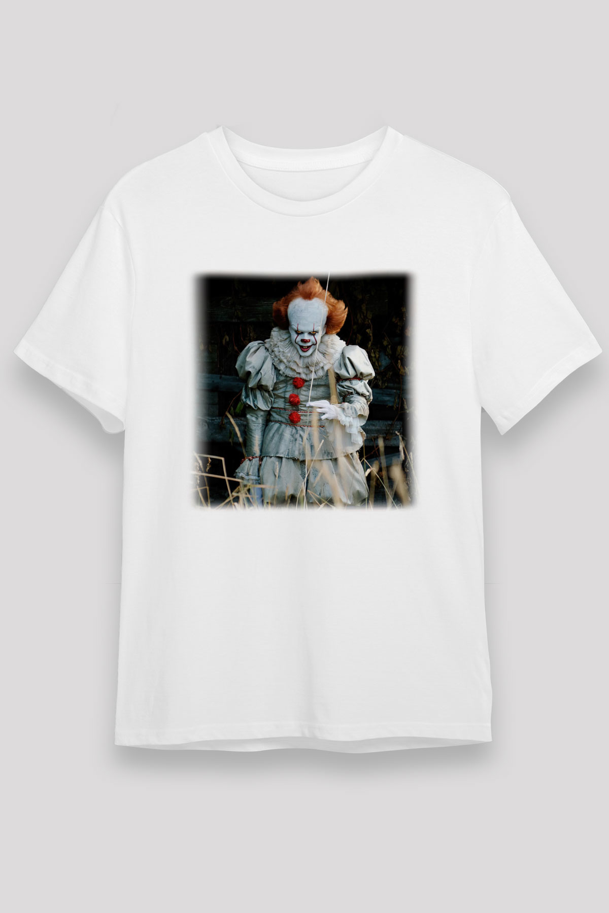 It Beyaz Unisex Tişört T-Shirt
