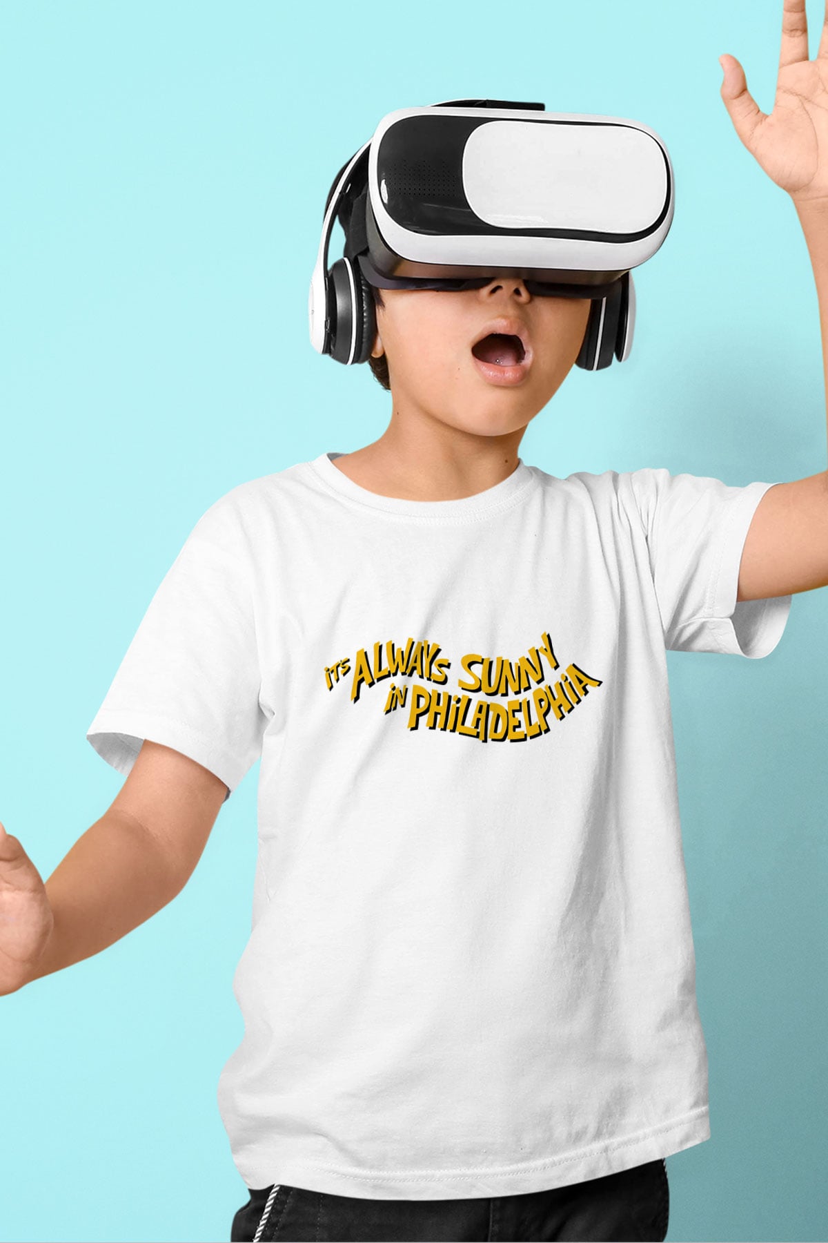 Its Always Sunny in Philadelphia Baskılı Beyaz Unisex Çocuk Tişört