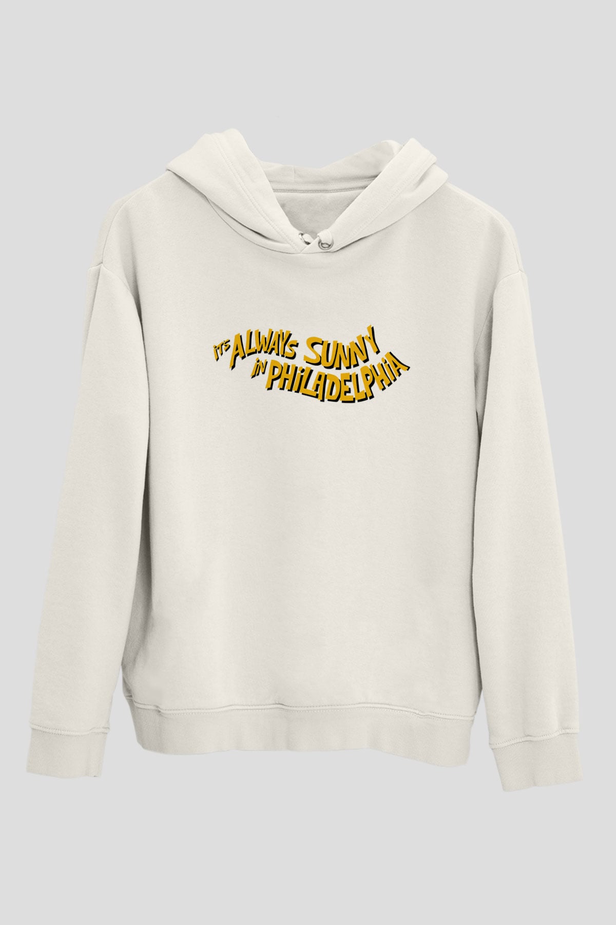 Its Always Sunny in Philadelphia Beyaz Unisex Kapşonlu Sweatshirt
